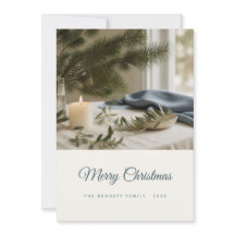 Frohe Weihnachten Schriftzug Foto Feiertagskarte