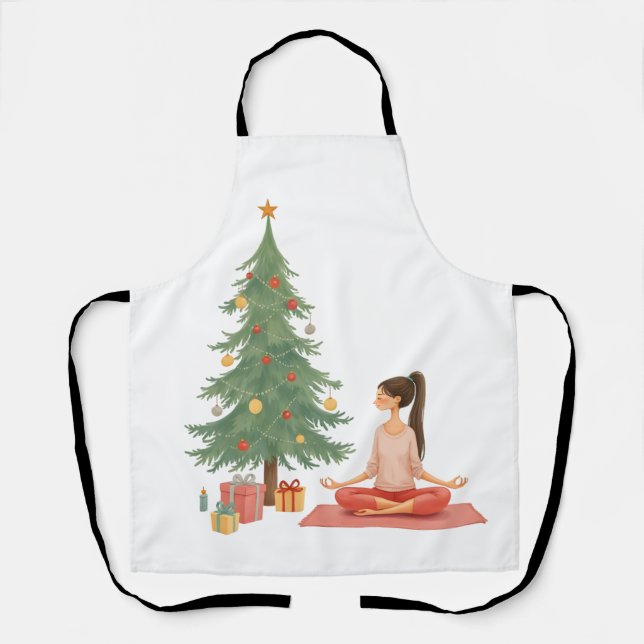 Frohe Weihnachten! Schürze (Vorderseite)