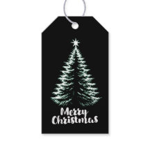 Frohe Weihnachten Schwarz & Mint Distressed Chic T