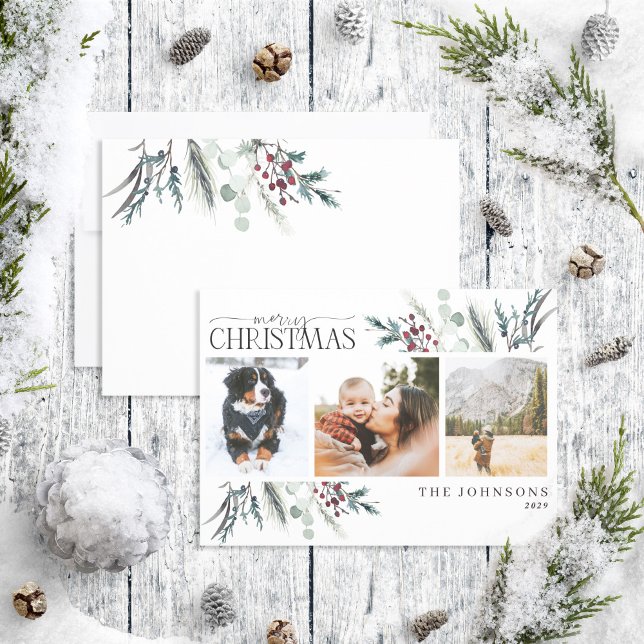 Frohe Weihnachten Schwarzer Winter botanisches Fot (Von Creator hochgeladen)