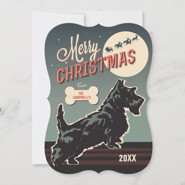 Frohe Weihnachten Scottie (Vorderseite)