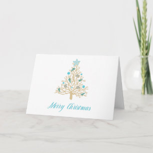 Frohe Weihnachten Seashell Weihnachtsbaum Karte