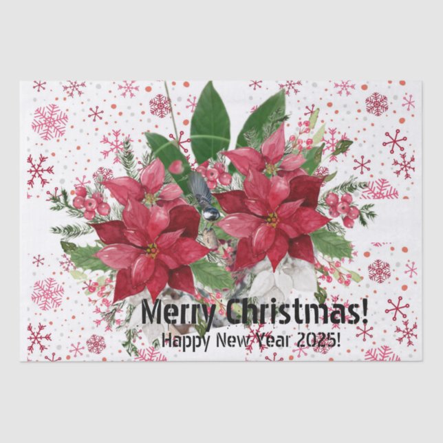 Frohe Weihnachten! Seidenpapier (Vorderseite)