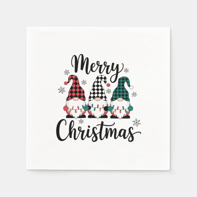 Frohe Weihnachten Serviette (Vorderseite)