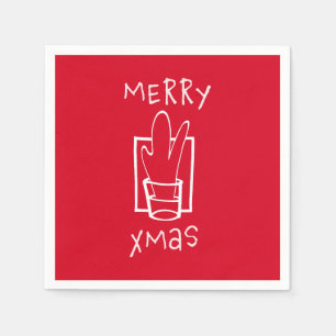 Frohe Weihnachten Serviette