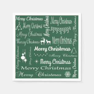 Frohe Weihnachten Serviette