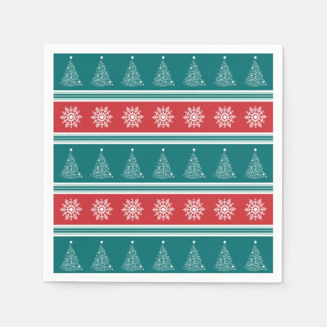 Frohe Weihnachten Serviette (Vorderseite)