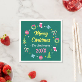 Frohe Weihnachten Serviette