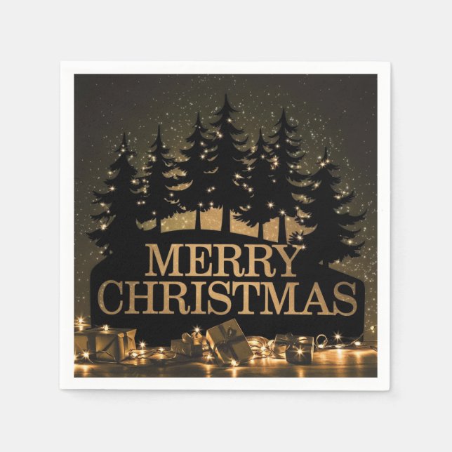 Frohe Weihnachten Serviette (Vorderseite)