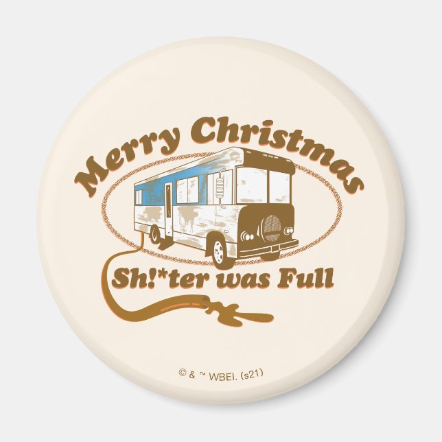 Frohe Weihnachten Sh!*ter war voll Magnet (Vorne)