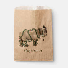 Frohe Weihnachten Shetlandpony-Geschenktüte Geschenktütchen