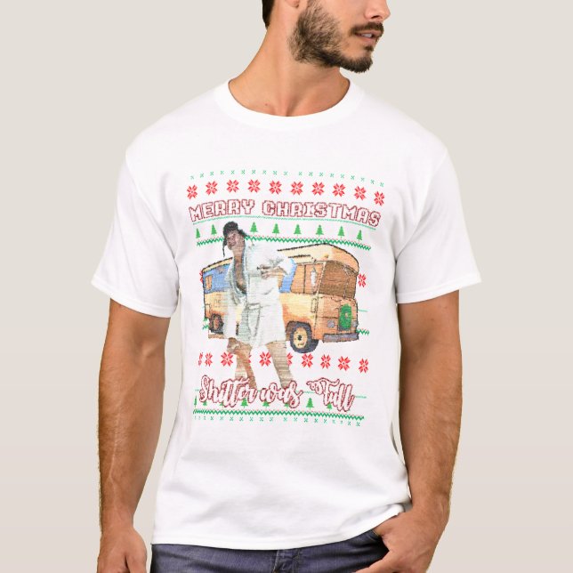Frohe Weihnachten Shitters Full Funny Holiday Ugly T-Shirt (Vorderseite)