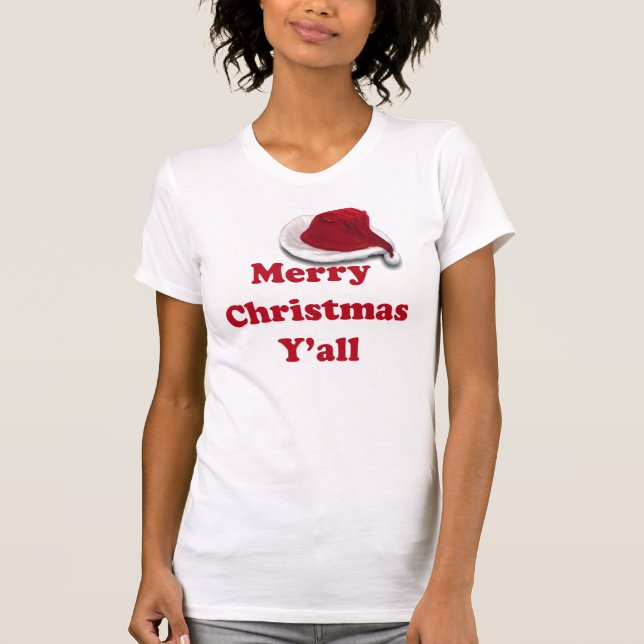 Frohe Weihnachten Sie T - Shirt (Vorderseite)