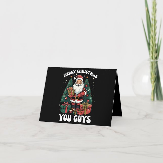 Frohe Weihnachten Sie Typ Weihnachtsmann (Vorderseite)