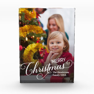 Frohe Weihnachten Simple Custom Foto
