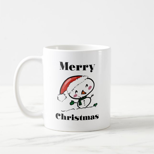 Frohe Weihnachten Singing Bird Kaffeetasse (Links)