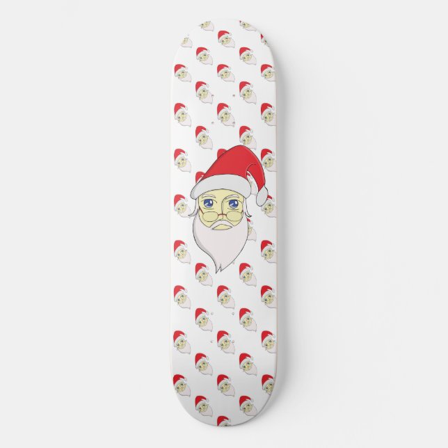 Frohe Weihnachten Skateboard (Vorderseite)