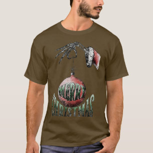 Frohe Weihnachten Skeleton Hand Weihnachten T-Shirt