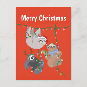 Frohe Weihnachten Sloth