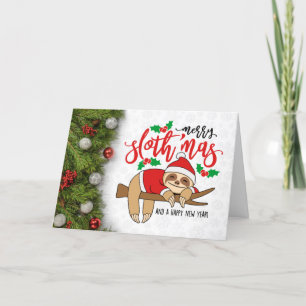 Frohe Weihnachten Sloth