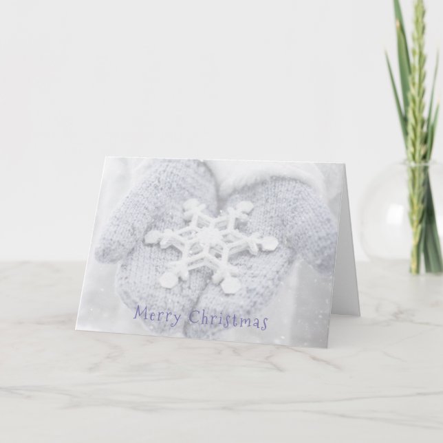 Frohe Weihnachten - Snow Mittens (Vorderseite)