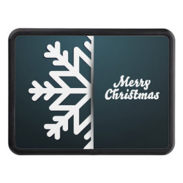 Frohe Weihnachten Snowflake Blue Abschlepphaken Deko