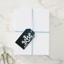Frohe Weihnachten Snowflake Blue
