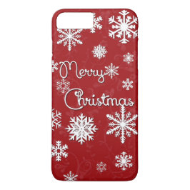 Frohe Weihnachten Snowflake Phone Case