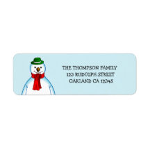 Frohe Weihnachten Snowman