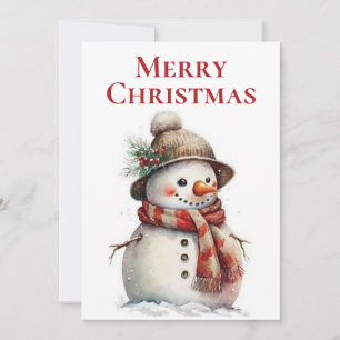 Frohe Weihnachten Snowman