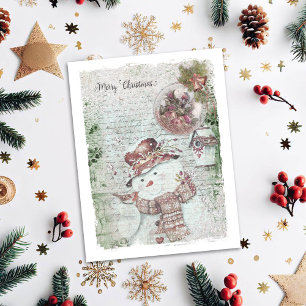 Frohe Weihnachten Snowman