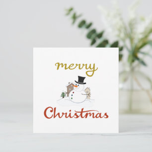 Frohe Weihnachten+Snowman Design