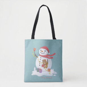 Frohe Weihnachten: Snowman Illustration Art