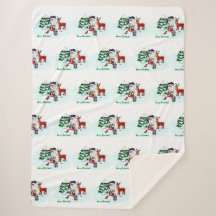 Frohe Weihnachten! Snowman mit Freunden