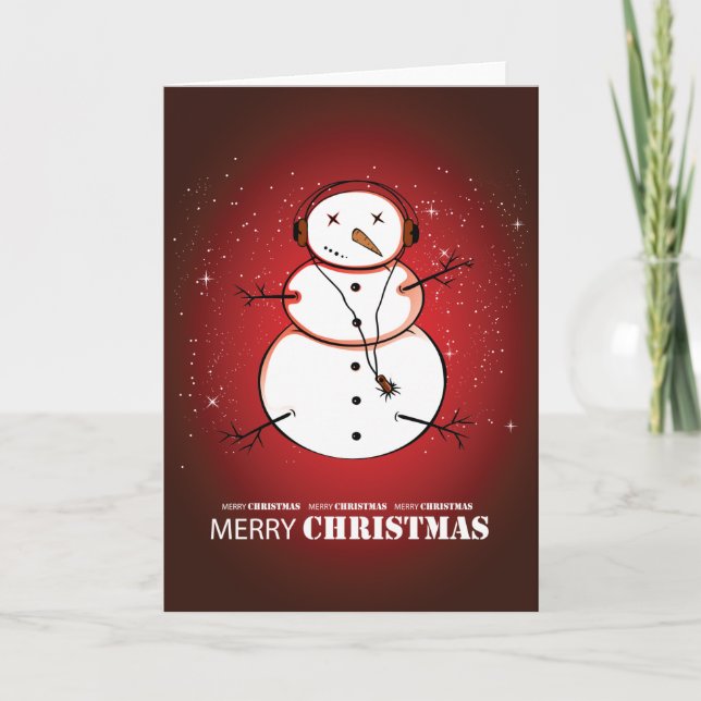 Frohe Weihnachten Snowman Music (Vorderseite)