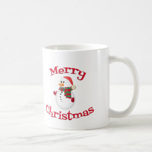 Frohe Weihnachten Snowman Tasse Cups