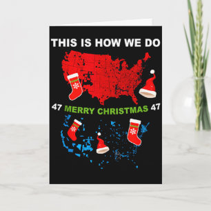 Frohe Weihnachten So machen wir das Trump gewinnt  Karte