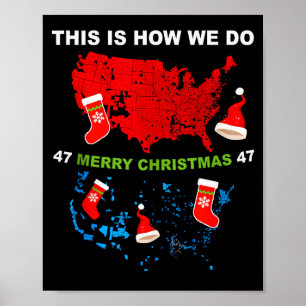 Frohe Weihnachten So machen wir das Trump gewinnt  Poster
