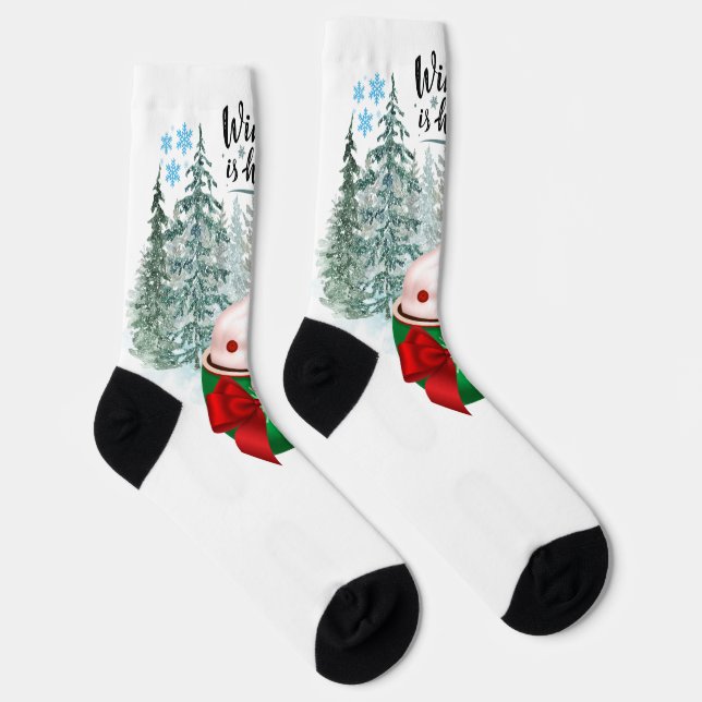 Frohe Weihnachten Socken (Rechts)