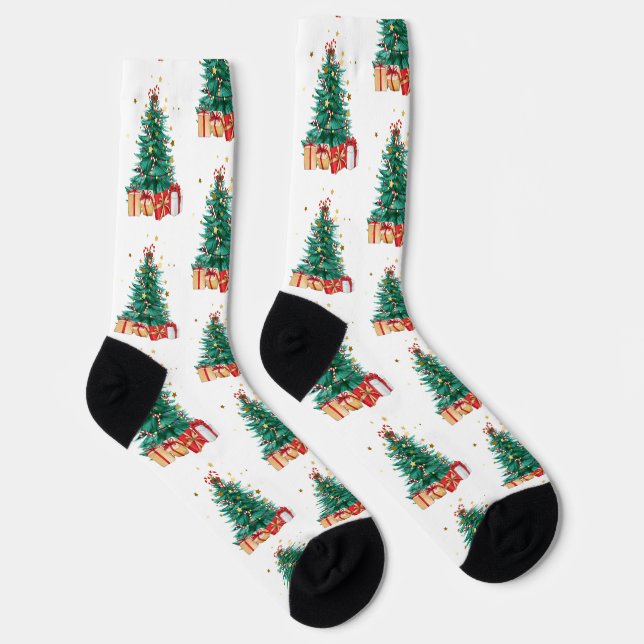 Frohe Weihnachten Socken (Rechts)