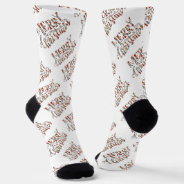 Frohe Weihnachten Socken