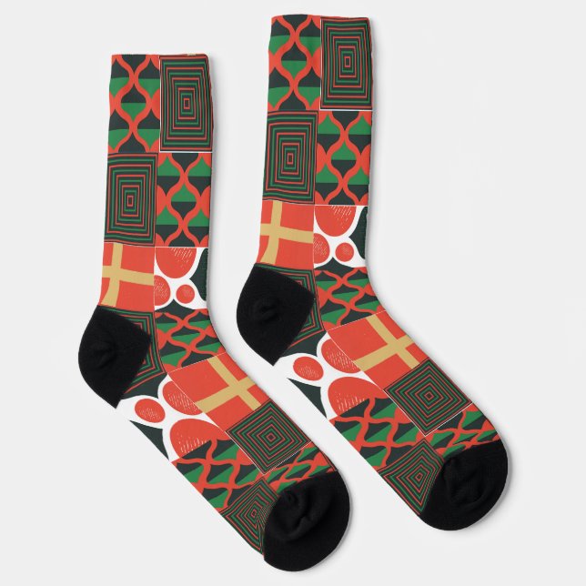 Frohe Weihnachten Socken (Rechts)