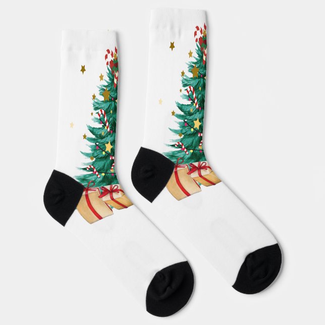 Frohe Weihnachten Socken (Rechts)
