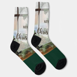 Frohe Weihnachten Socken