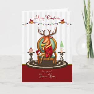 Frohe Weihnachten Sohn in Law Reindeer