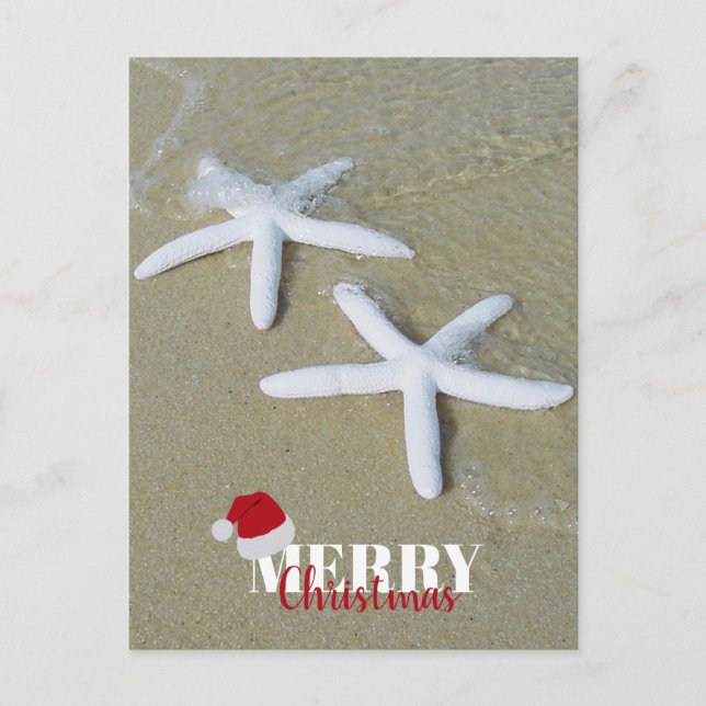 Frohe Weihnachten Sommer Starfish Beach Weihnachte (Vorderseite)