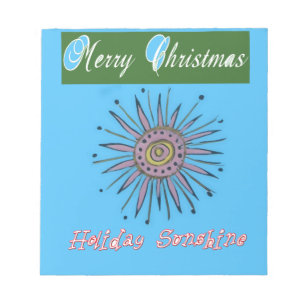 Frohe Weihnachten Sonnenschein Urlaub.png Notizblock