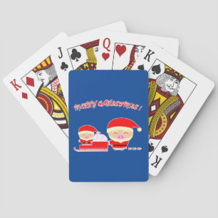 Frohe Weihnachten Spielkarten