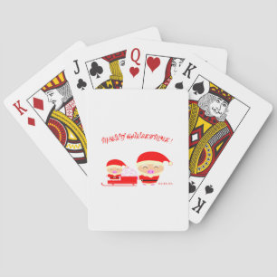 Frohe Weihnachten Spielkarten