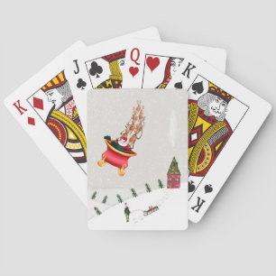 Frohe Weihnachten Spielkarten-Deck Weihnachtsmann  Spielkarten